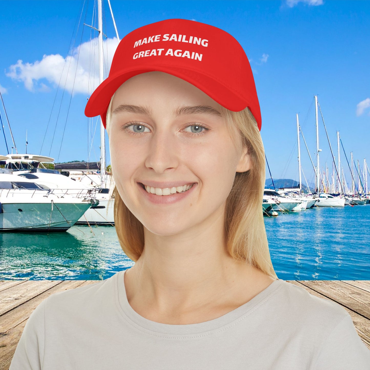 Make Sailing Great Again Low Profile Cap