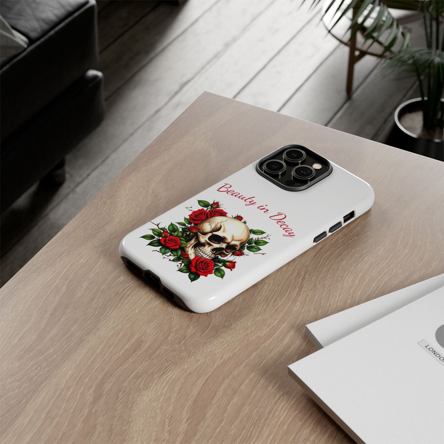 Skull `n` Roses phone case