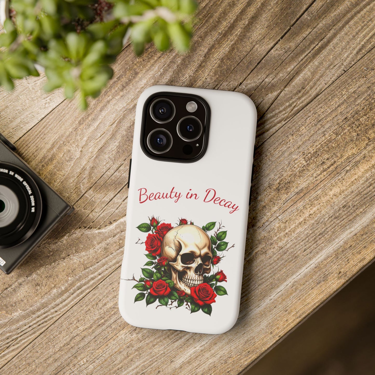 Skull `n` Roses phone case