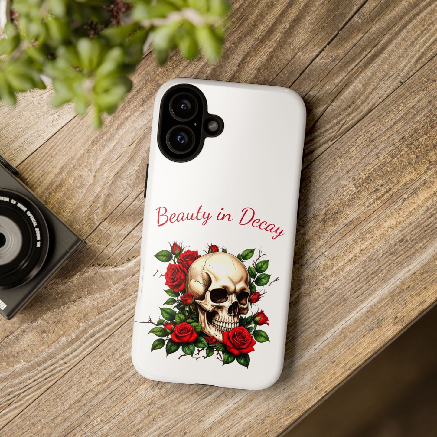 Skull `n` Roses phone case