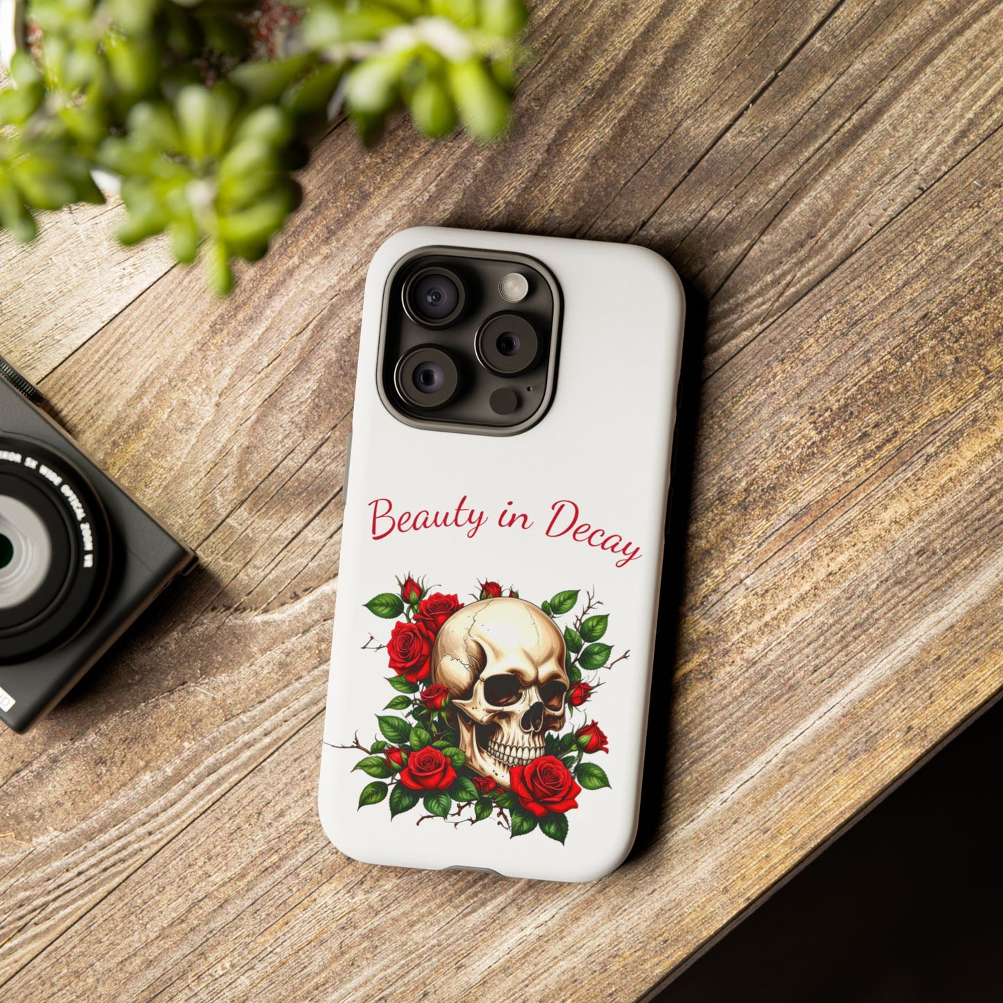 Skull `n` Roses phone case
