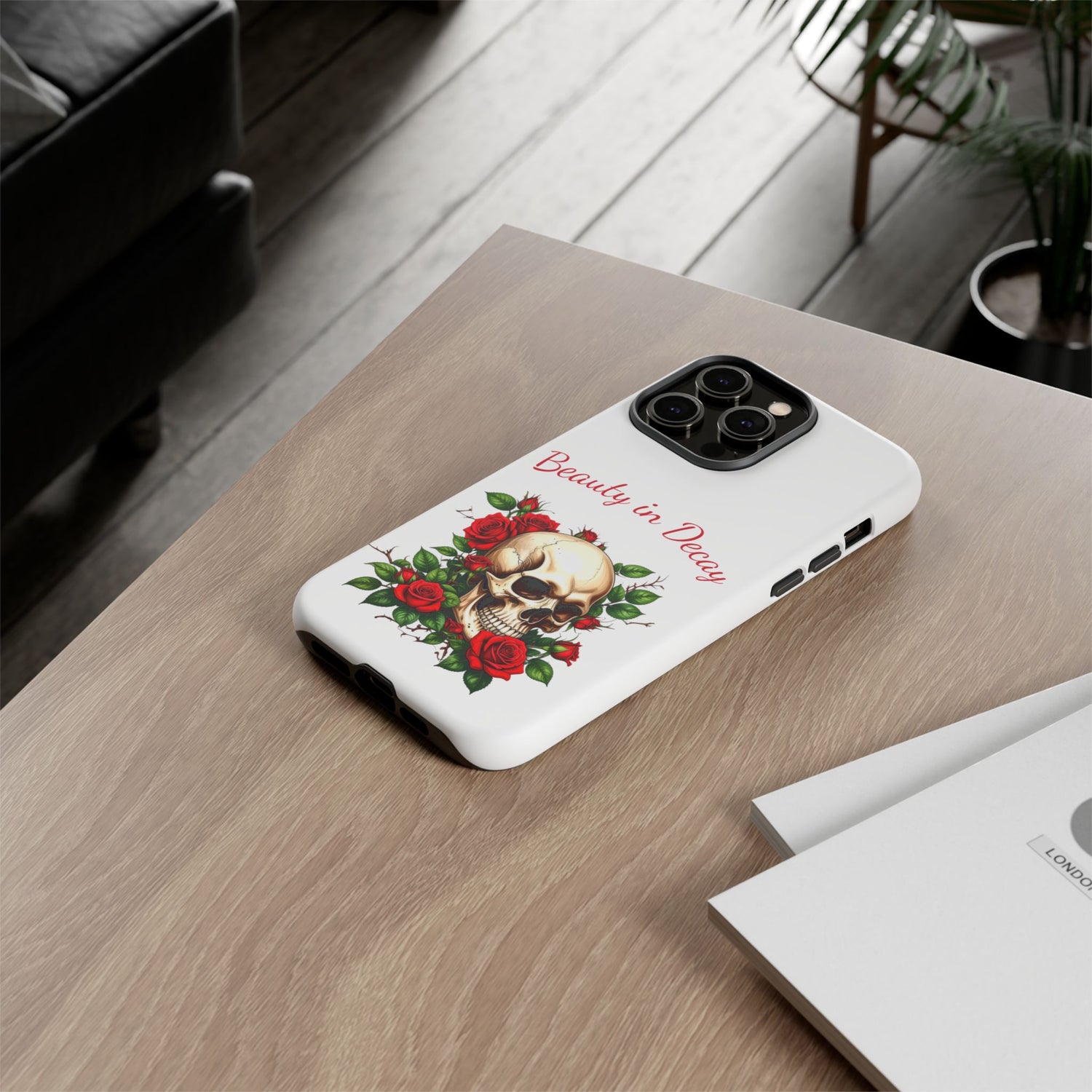 Skull `n` Roses phone case