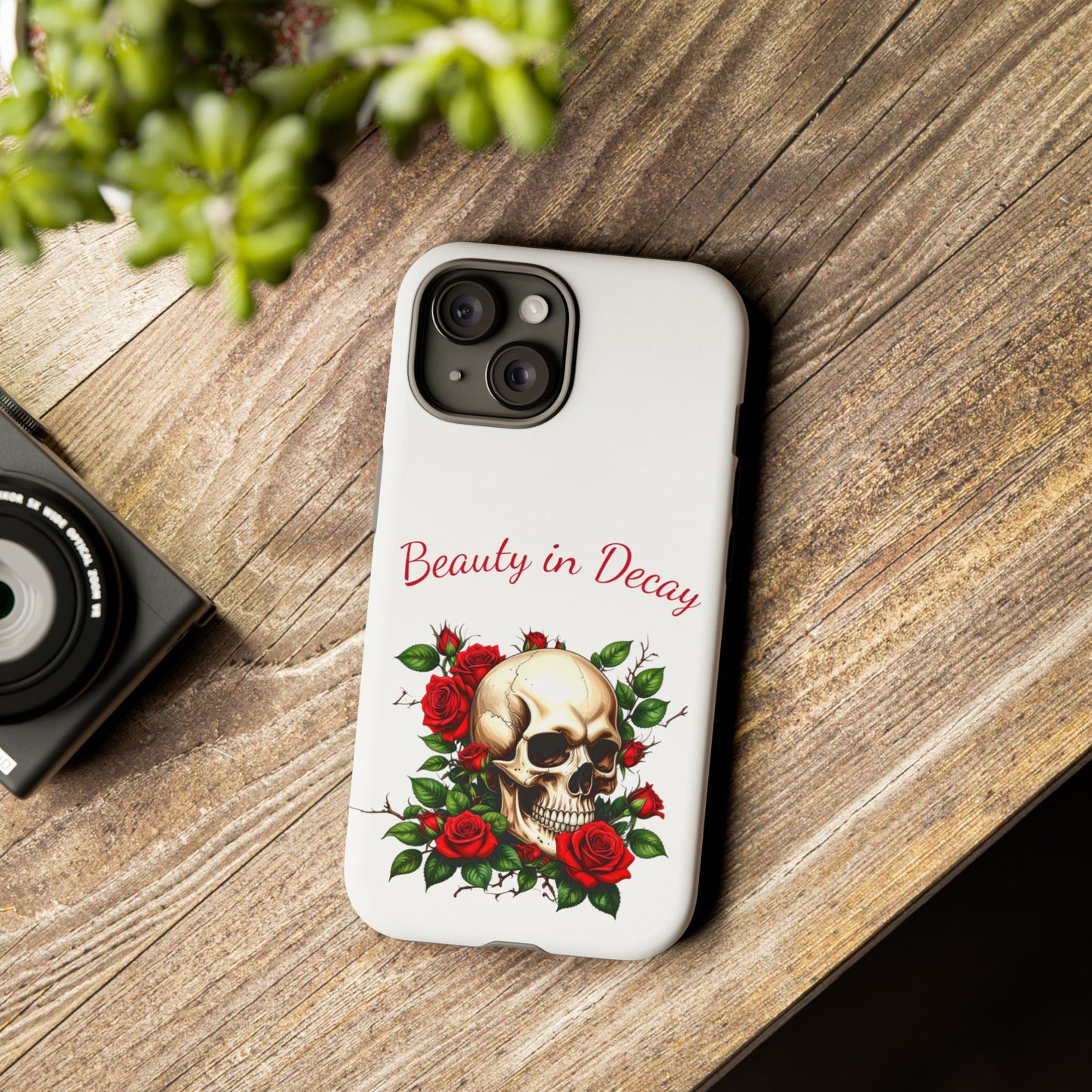 Skull `n` Roses phone case