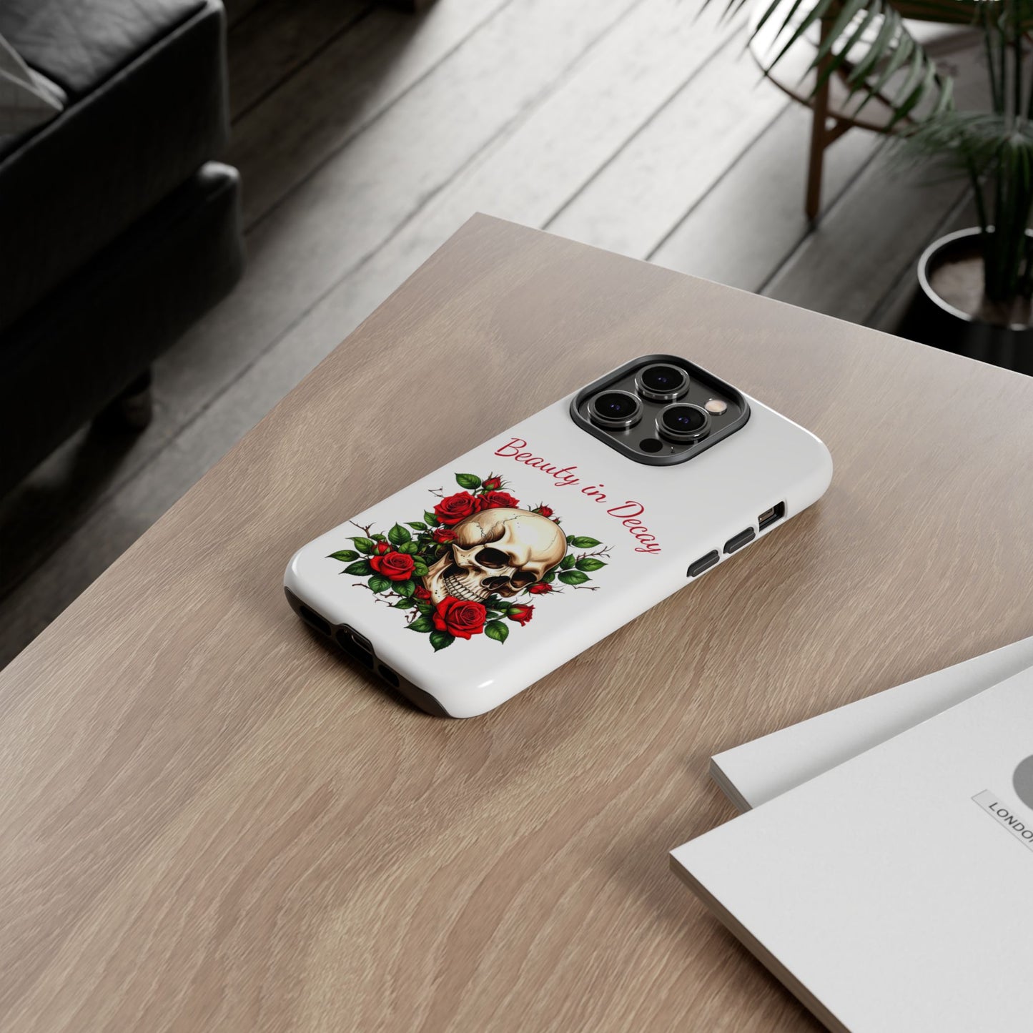 Skull `n` Roses phone case